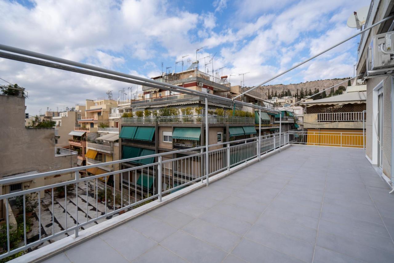 Appartement Athens Hideout Apt, Big Rooftop With City View Extérieur photo