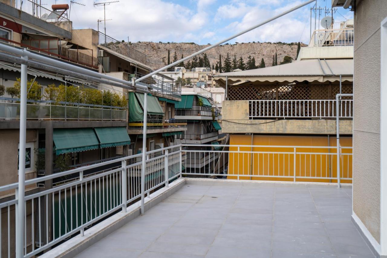 Appartement Athens Hideout Apt, Big Rooftop With City View Extérieur photo